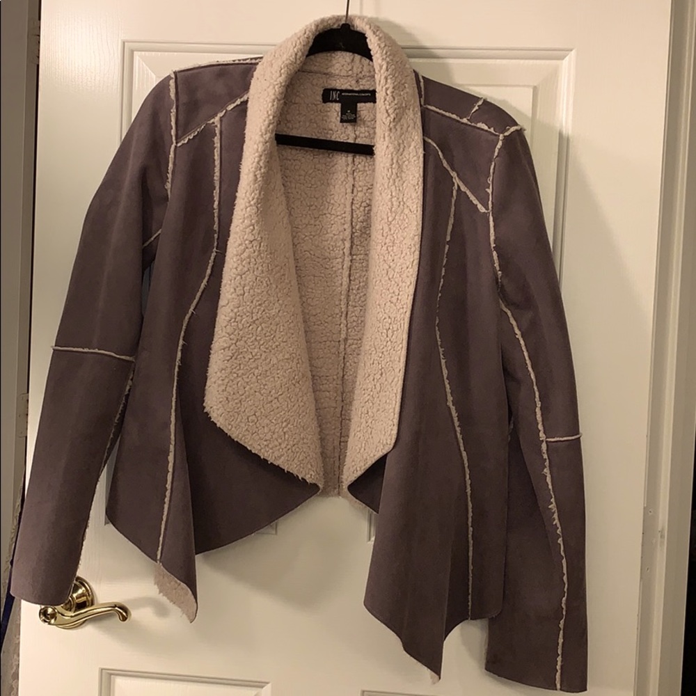 Super soft open faced jacket